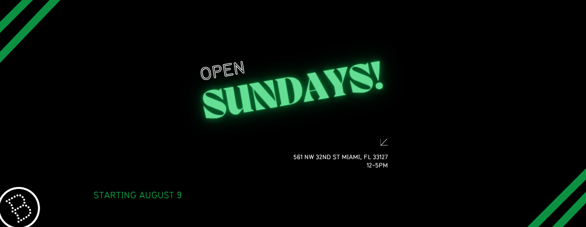 First Sunday Open Party!